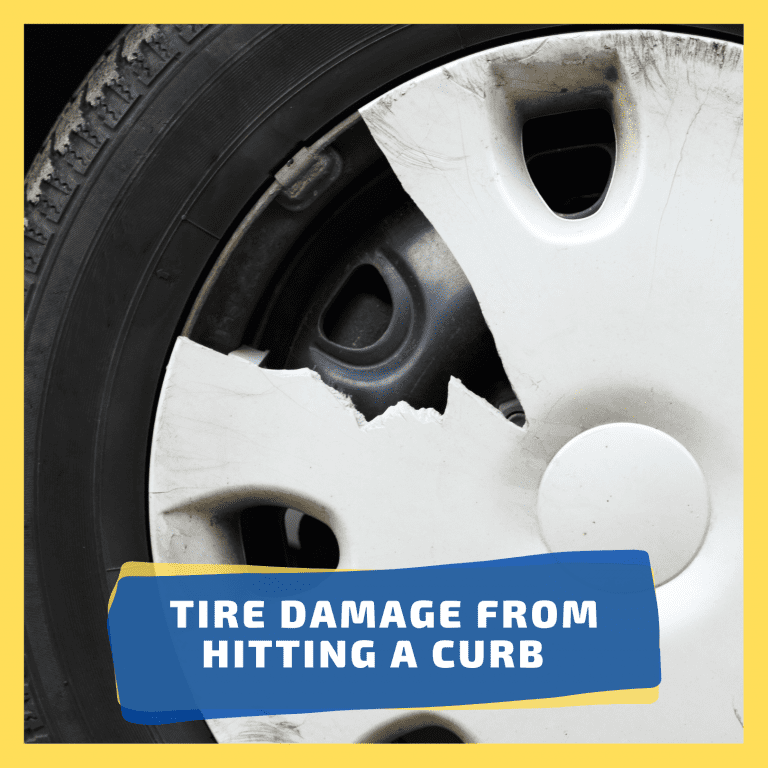 Tire Damage from Hitting a Curb – What to check for